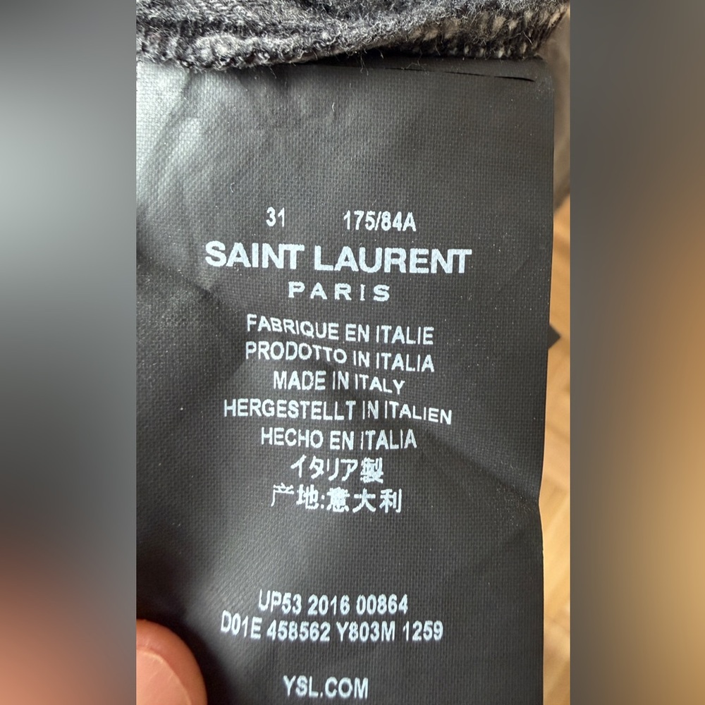 YSL Skinny grey jeans - Picture 5 of 5